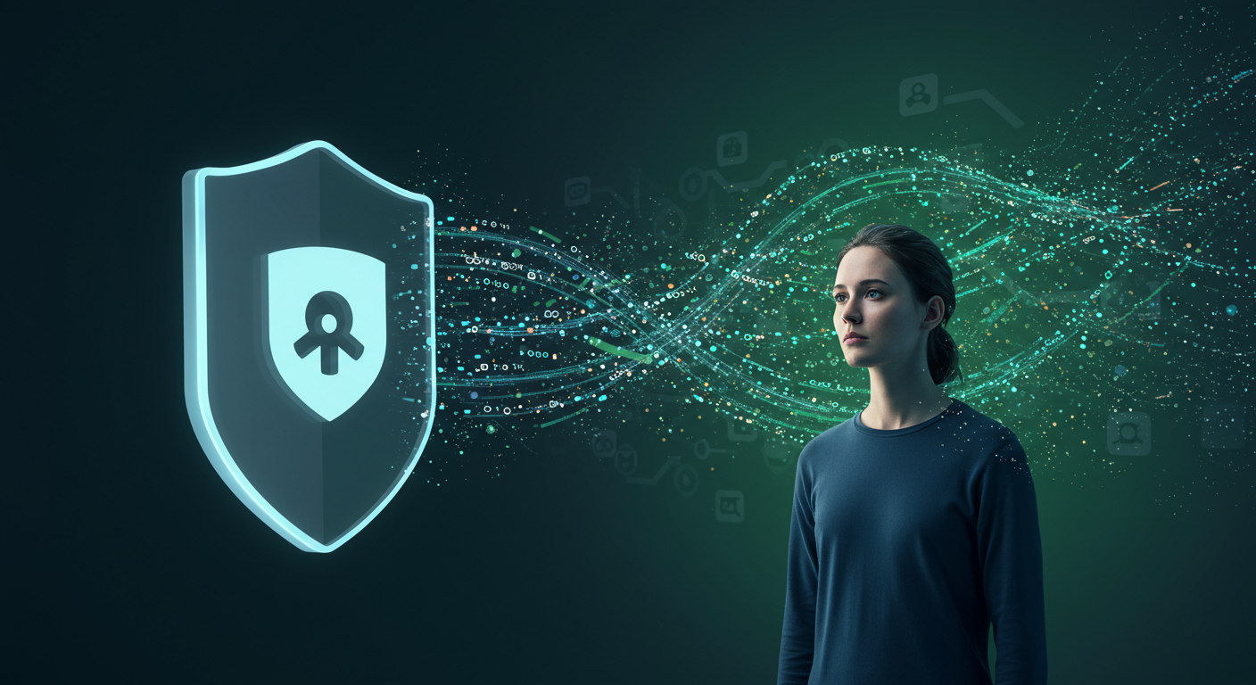 Sicherheitssymbol für digitale Identität