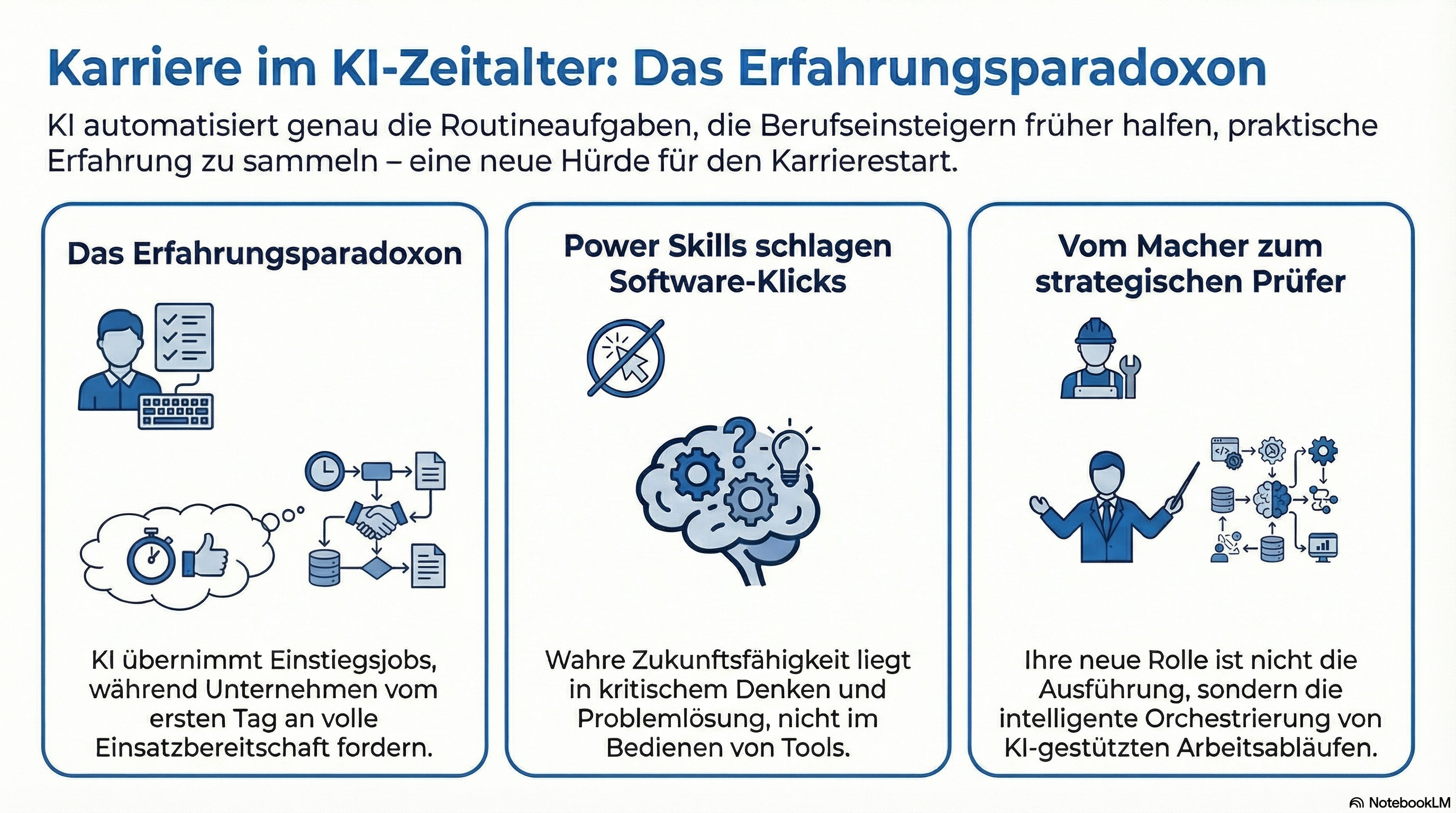 Illustration zur Karriereleiter im KI-Wandel